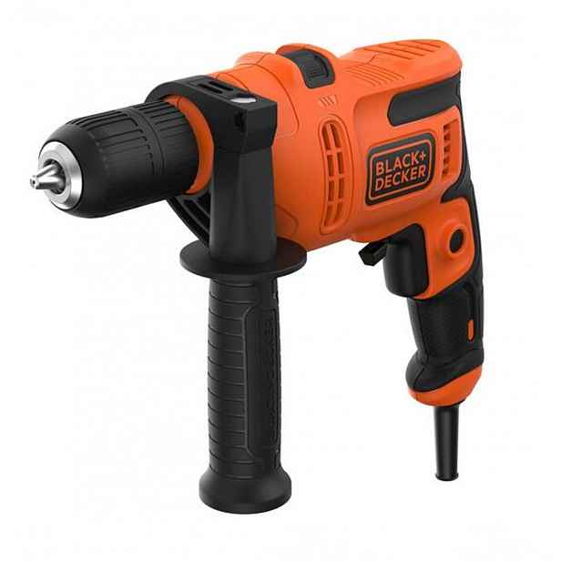 BLACK+DECKER - Příklepová vrtačka 500 W BEH200-QS
