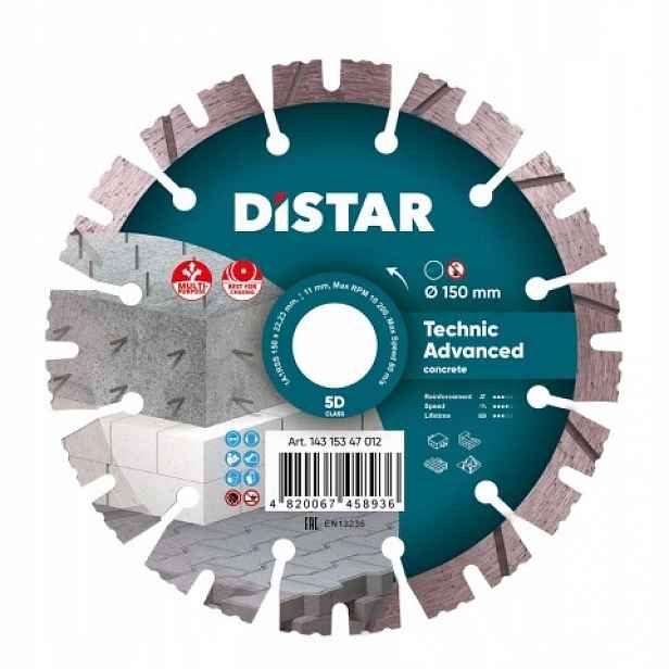 Diamantový kotouč Distar Technic Advanced pro řezání betonu o průměru 150 mm