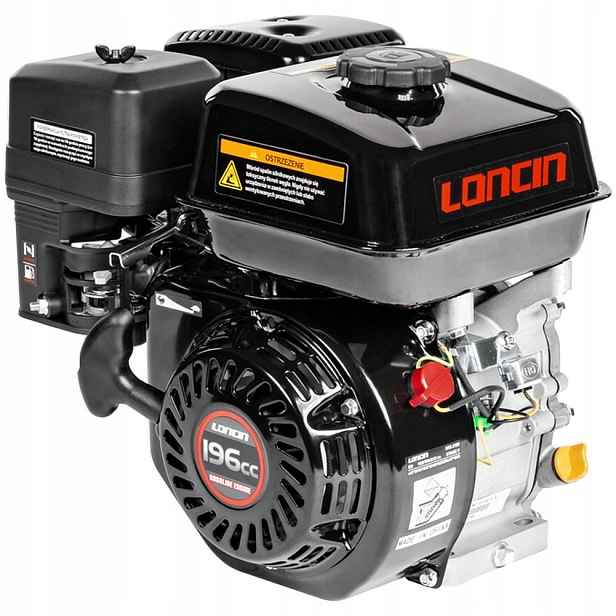 Motor Loncin G200F-A-S horizontální hřídel 20 mm 50 mm 4,1 kW 196 cm3 Typ A