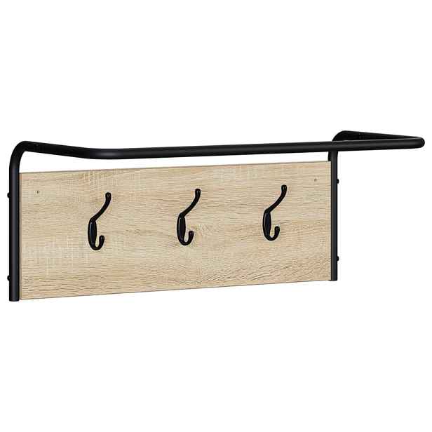 vidaXL Věšák na kabáty Dub sonoma 60 x 30 x 25 cm Kompozitní dřevo