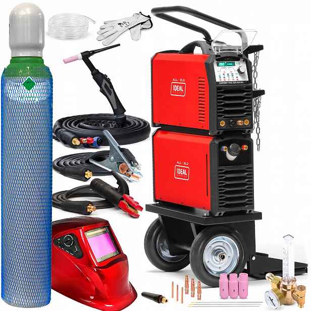 Poloautomatický Svařovací Stroj Ideal Expert Tig 220 Ac/dc Mma 230V 200A Puls Hf 4 M