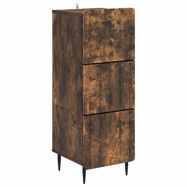 vidaXL Skříň se zásuvkami 33 x 34,5 x 92 cm Kompozitní dřevo
