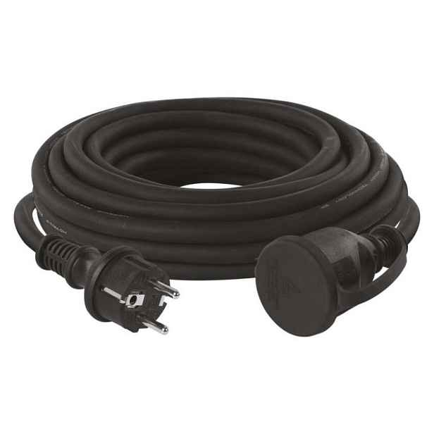 EMOS Venkovní prodlužovací kabel s 1 zásuvkou ZANE 10 m 2,5 mm² černý