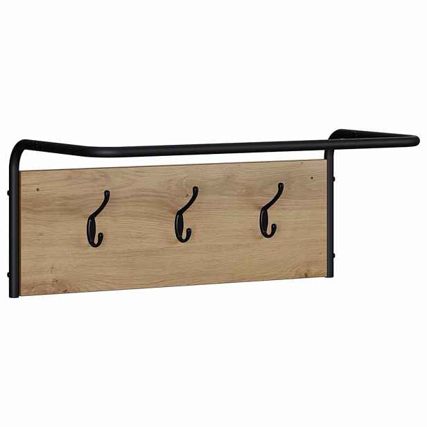 vidaXL Věšák na kabáty Dub artisan 60 x 30 x 25 cm Kompozitní dřevo