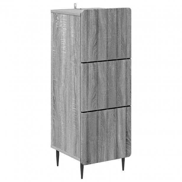 vidaXL Skříň se zásuvkami 33 x 34,5 x 92 cm Kompozitní dřevo