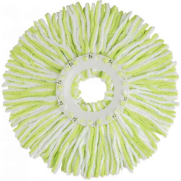Náhradní hlavice na rotační mop Mopio – žinylkový 42 cm, zeleno - bílý 3410/3