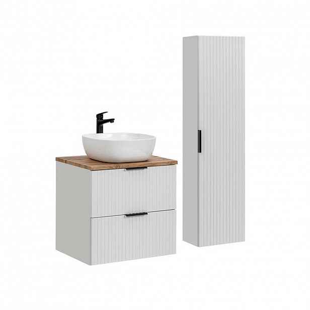 Petits-meubles KOUPELNOVÝ NÁBYTEK 60.6cm Adriel 2er-Set Bílá
