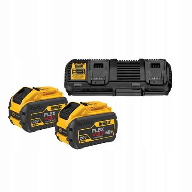 Sada akumulátorů a nabíječka DeWalt DCB132X2-QW 3 ks.
