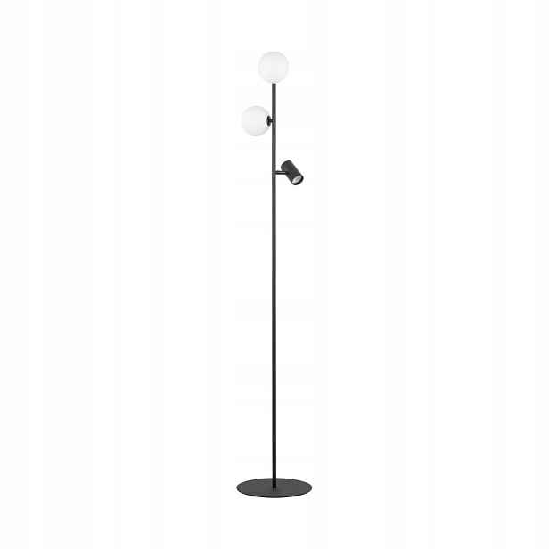 Stojací podlahová lampa černá Vox 3xGU10 Pohyblivá kovová 172 cm Tk Lighting