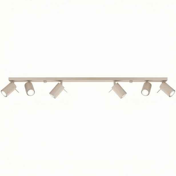 Stropní Svítidlo Stropní svítidlo lišta na 6 tub Spot Svítidlo Ring 6L taupe Sollux