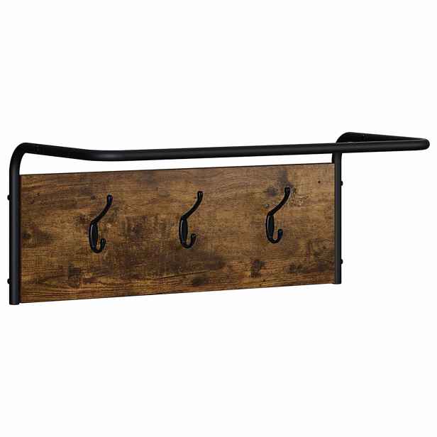 vidaXL Věšák na kabáty Kouřový dub 60 x 30 x 25 cm Kompozitní dřevo