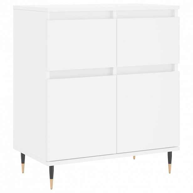 vidaXL Příborník bílý 60 x 35 x 70 cm kompozitní dřevo