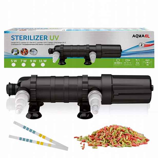 Aquael Uv Sterilizátor PS-9W Lampa do jezírka Bonus