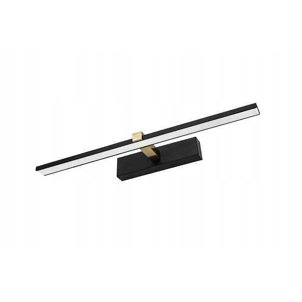 Led nástěnné svítidlo 8W Nad Zrcadlo 40 cm Černá-Zlatá Venus IdeaLED