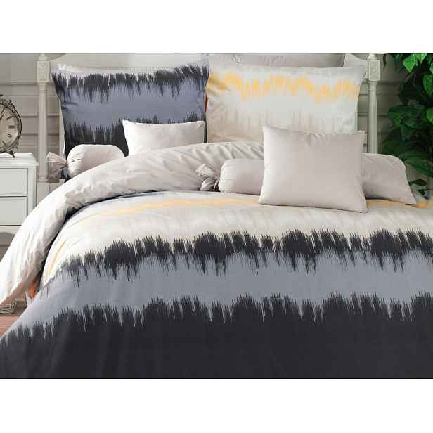 Povlečení bavlněné 200x220 Vibe Grey krémové Cottonlove Exclusive