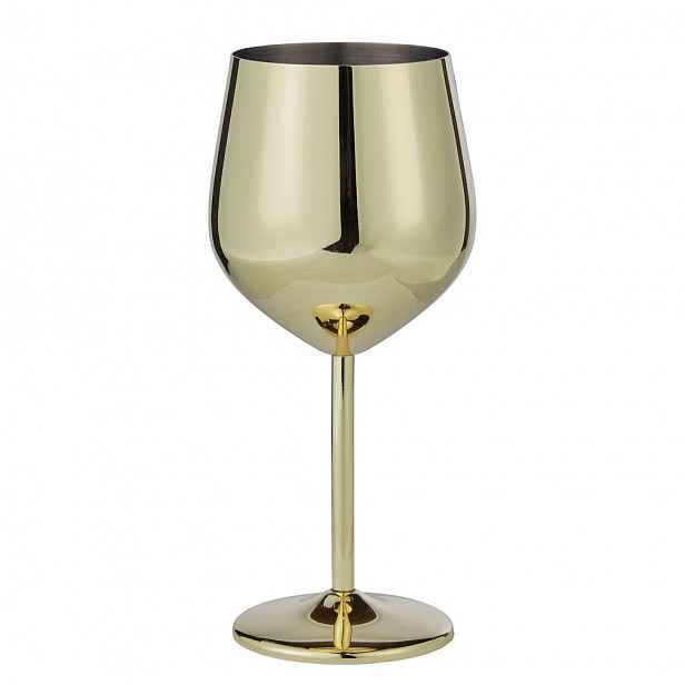 MANHATTAN LOUNGE Pohár na víno 400 ml - zlatá