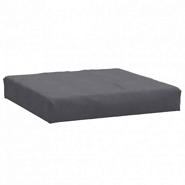 vidaXL Poduška na palety antracitová melanž 60x60x9,5 cm textil