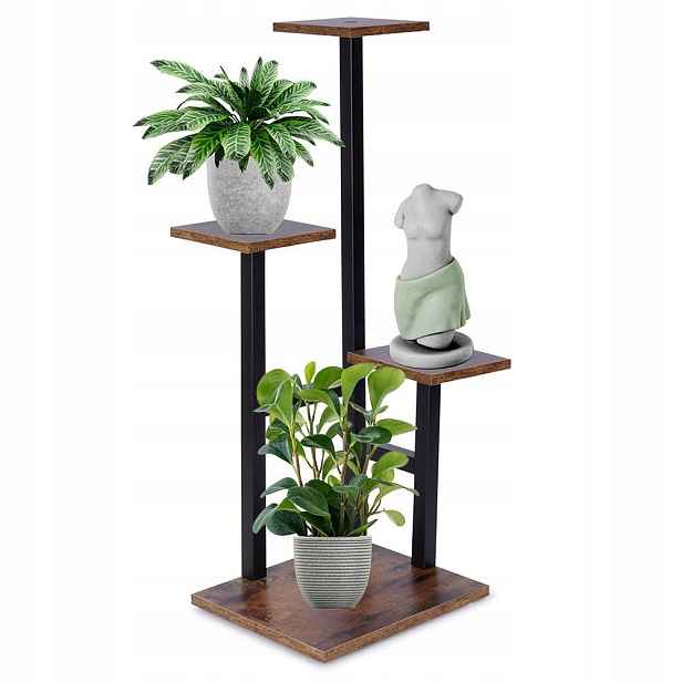 Kovový květináč 4-úrovňový 84 cm