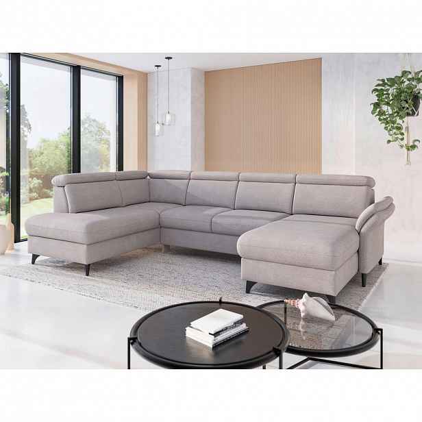 Sit & More SEDACÍ SOUPRAVA, textil, barvy stříbra
