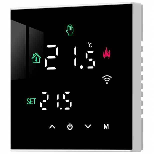 Inteligentní WiFi termostat TGW60B-WIFI-WPB černý Beok
