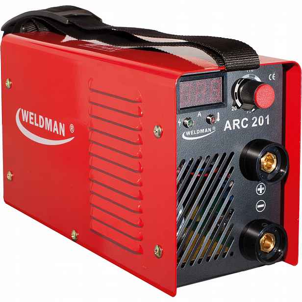 Invertorová Mma svářečka Arc 201 Igbt 200A 230V Elektrodová Weldman 60%