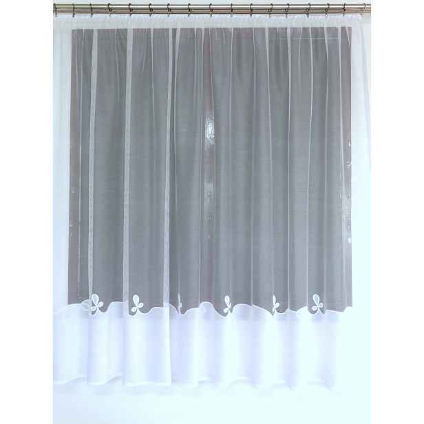 Mg Záclona 618/209 Bílá 350X130 cm Hotová S Páskou Skr