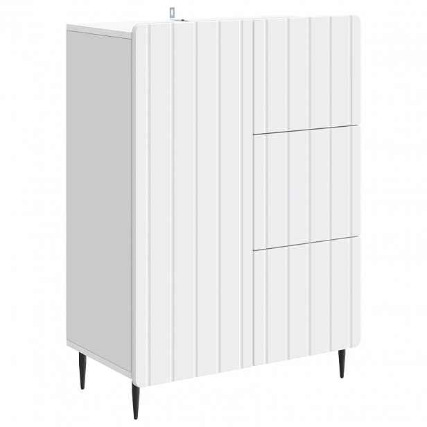 vidaXL Servírovací skříň Bílá 66 x 34,5 x 91,5 cm Kompozitní dřevo