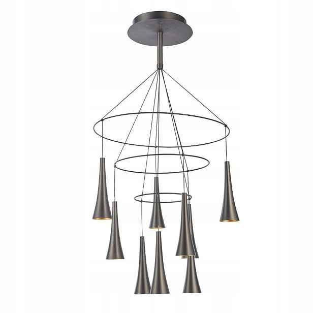 Lustr Závěsná lampa Bronz Moderní Luca Led 120 cm do jídelny Italux