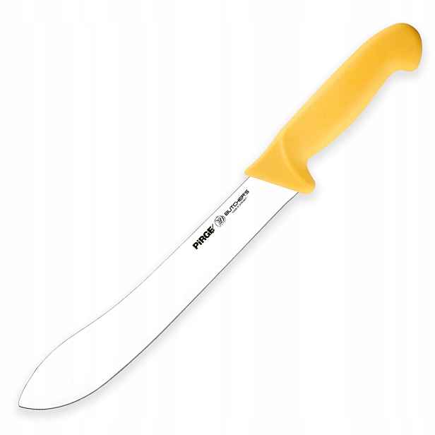 Řeznický porcovací nůž Pirge Butcher's 25 cm Solingen žlutý