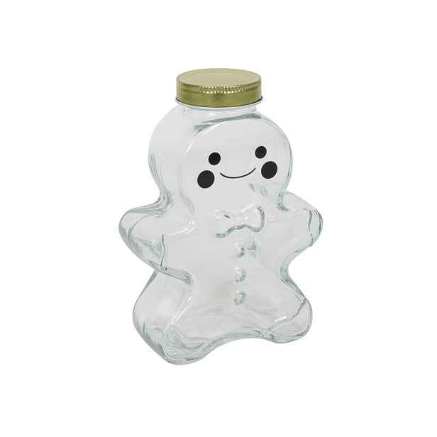 HIT Skleněná dóza s víčkem 450ml perníček