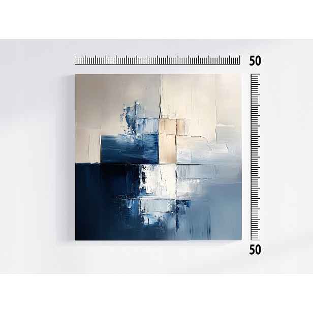 Obraz Na Plátně Canvas Abstrakce 3D Struktura Geometrie Špachtle 50x50
