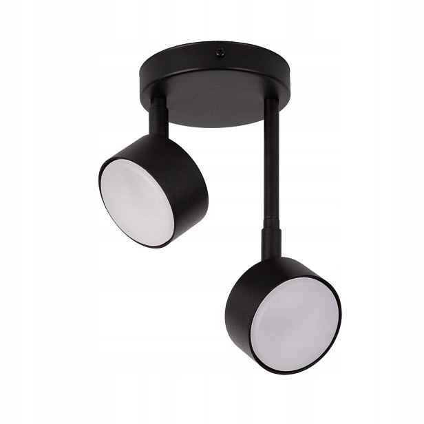 Stropní nástěnná pohyblivá lampa Nemo černá kovová 2 zdroje GX53 Sigma Lighting