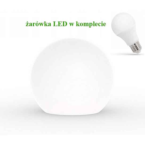 Venkovní Zahradní Lampa Cumulus Kula Bílá Zahradní Lampy Žárovka Bonus