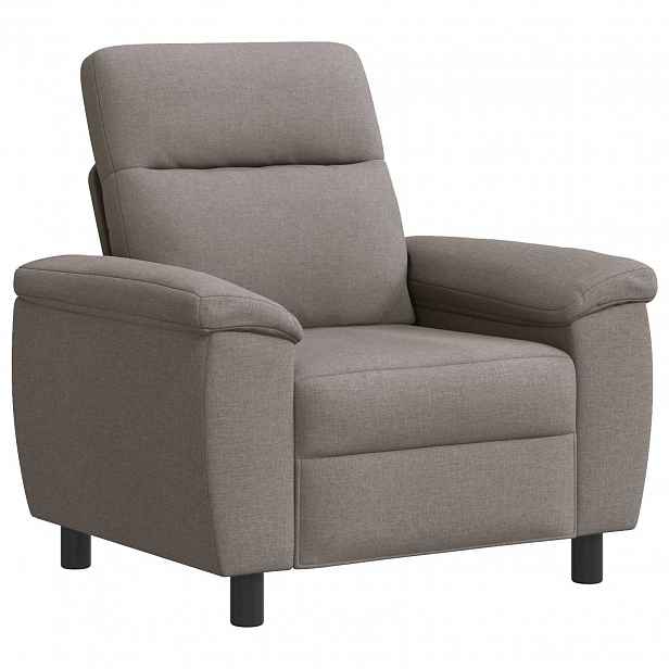 vidaXL Pohovka Taupe 95 x 90 x 95 cm Textil