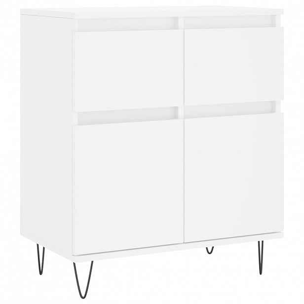 vidaXL Příborník bílý 60 x 35 x 70 cm kompozitní dřevo