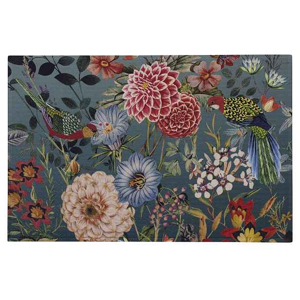 Barevná rohožka s květy jiřin Dahlia - 75*50*1cm Mars & More