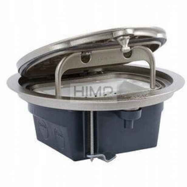 Podlahová krabice IP66 výklopná Inox Legrand 088064