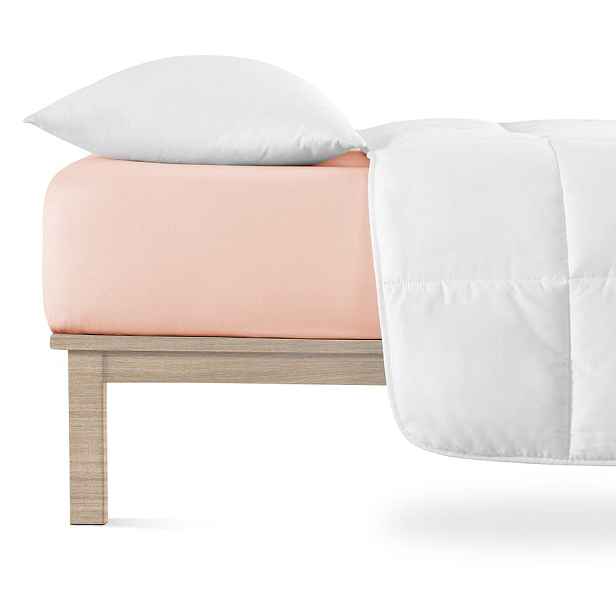 Světle růžové napínací prostěradlo jersey 120x200 cm Boxspring – Andrea Simone