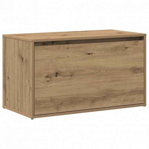 vidaXL Lavice do předsíně 80 x 40 x 45 cm dub artisan dřevotříska