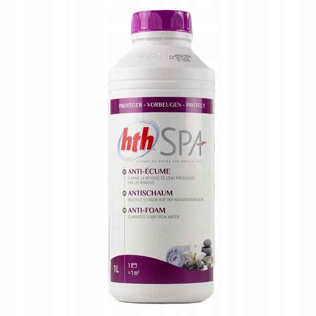 Hth Anti-mus Antipiana 1L Pro Bazény Jacuzzi Spa Prostředek na odstraňování pěny
