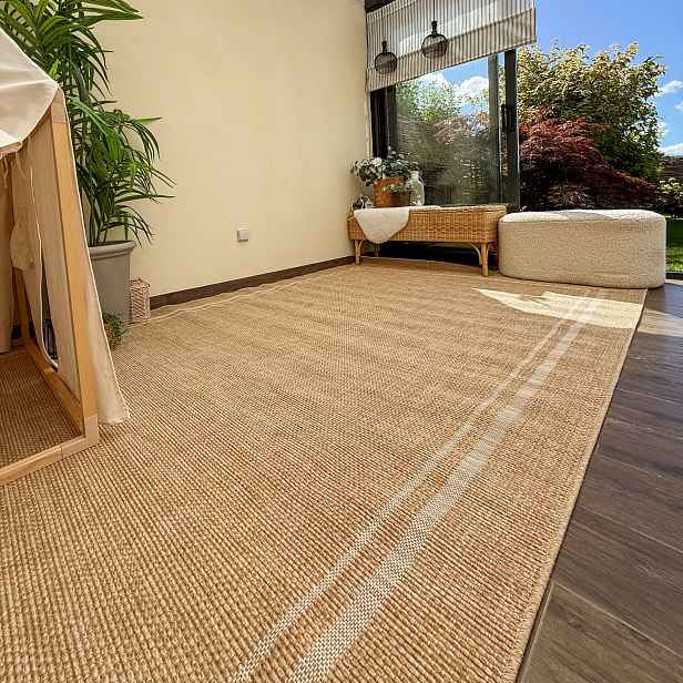 POSLEDNÍ ŠANCE: Kusový koberec Jack 28805-050 – na ven i na doma, 200x290, béžová, chodba / předsíň, Balta