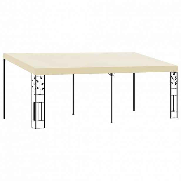vidaXL Altán ke zdi 6 x 3 x 2,5 m krémový