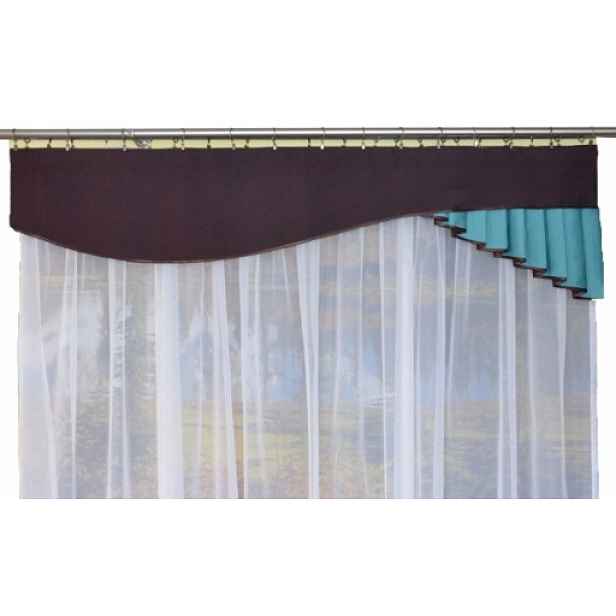 Mg Lambrekýn Panel Hnědý Tyrkys 170 cm Kvalita