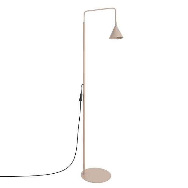 Stojací lampa taupe Kašmírové stojací osvětlení Nox SL.2587 Sollux