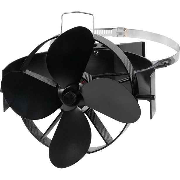 Strend Pro Ventilátor na kouřovod magnetický – teplem poháněný krbový ventilátor 2242/2
