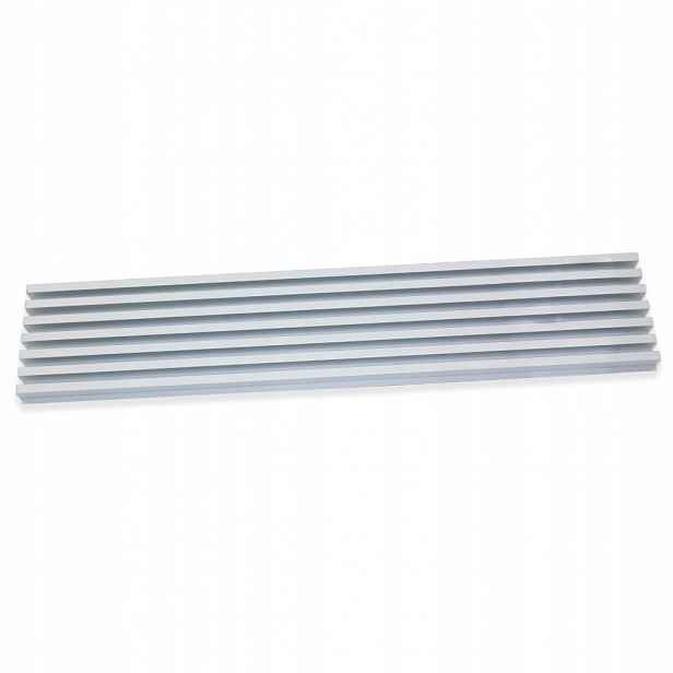 Ventilační mřížka do trouby 600 mm Emuca stříbrná