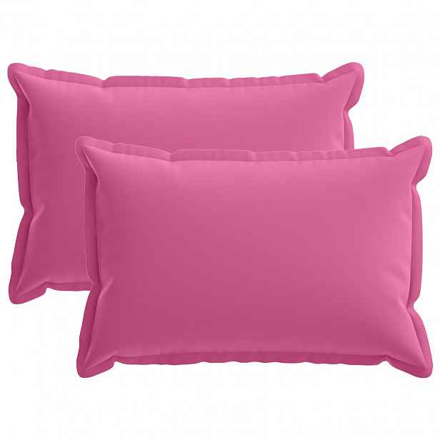 vidaXL Povlak na polštář 2 ks HOUTEN Růžová 30 x 50 cm Polyester