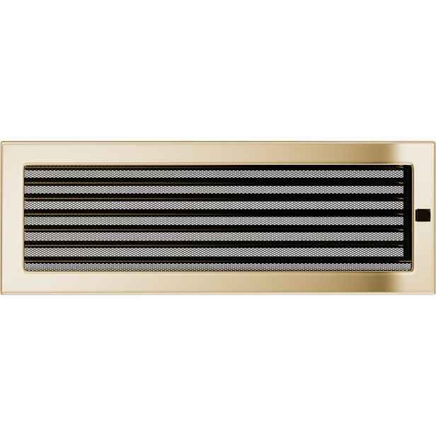 Krbová Mřížka 17x49 Žaluzie Pozlacená Ventilací
