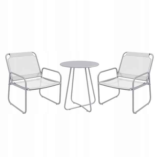 Outsunny Bistro set Zahradní nábytek Stůl 2Křesla