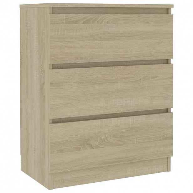 vidaXL Příborník dub sonoma 60 x 35 x 76 cm kompozitní dřevo